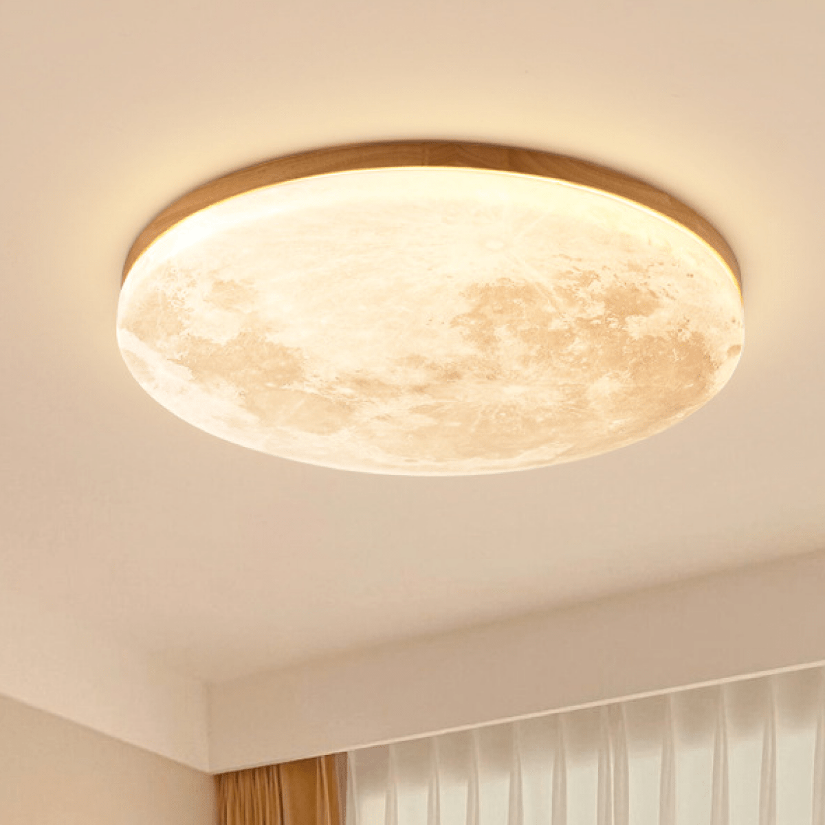 12-Inch Round White Ceiling LED Light Fixture For Living Spaces