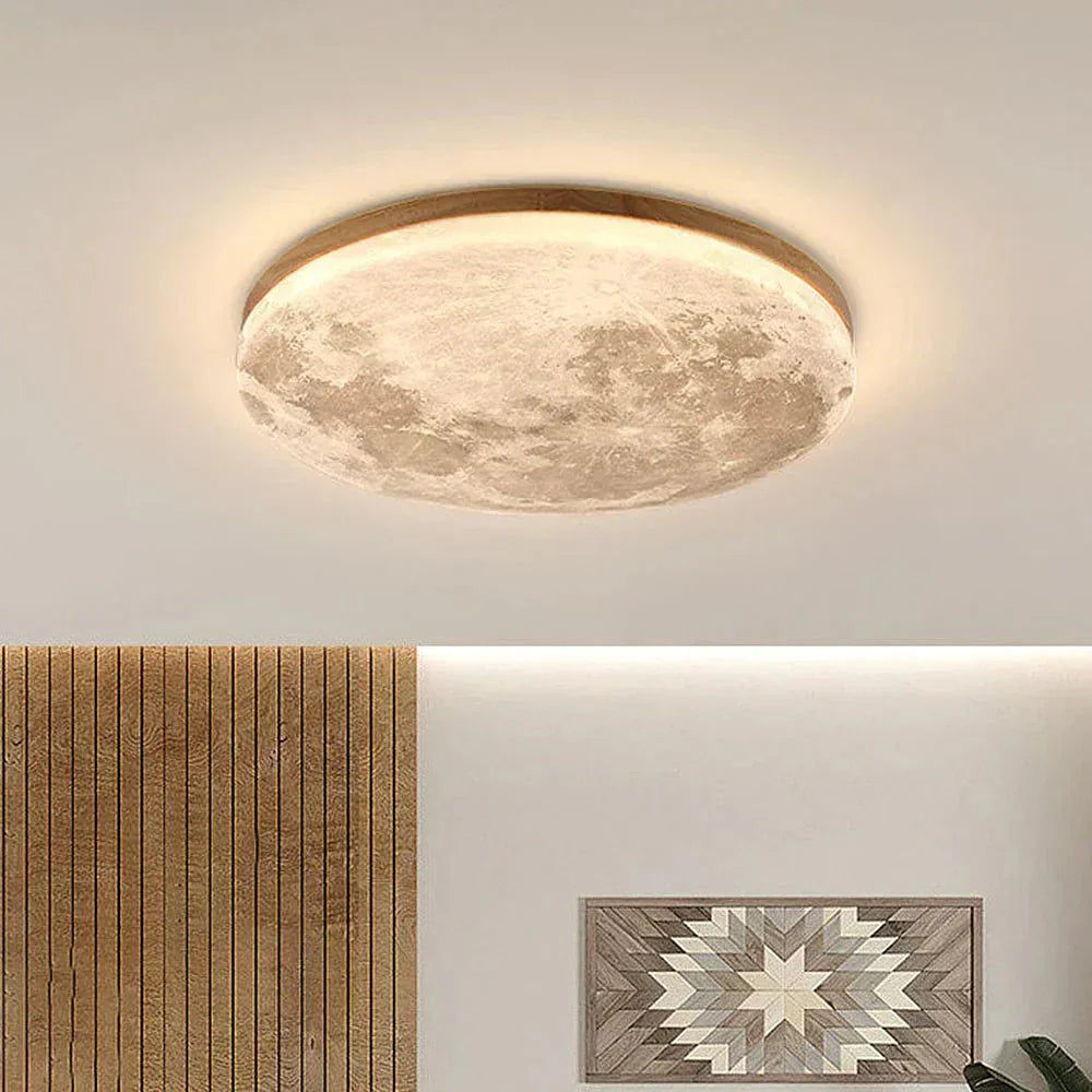 12-Inch Round White Ceiling LED Light Fixture For Living Spaces