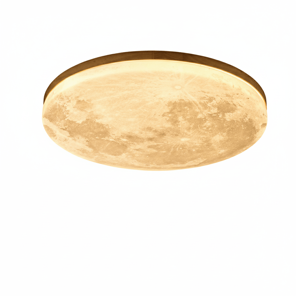 12-Inch Round White Ceiling LED Light Fixture For Living Spaces