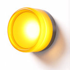 Round Glass Wall Sconce With Aluminum Body And Glass Shade Single Light