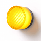Round Glass Wall Sconce With Aluminum Body And Glass Shade Single Light
