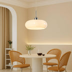 Bauhaus Style Pendant Light With Round Glass Shade For Modern Interiors