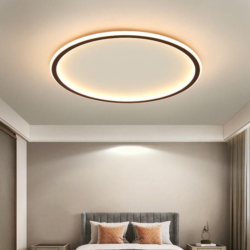 Circular Ceiling LED Fixture With Diffuser Ring 12 Inch Diameter