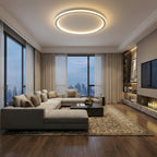 Circular Ceiling LED Fixture With Diffuser Ring 12 Inch Diameter