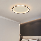 Circular Ceiling LED Fixture With Diffuser Ring 12 Inch Diameter