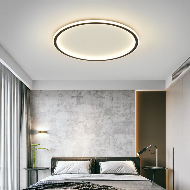 Circular Ceiling LED Fixture With Diffuser Ring 12 Inch Diameter