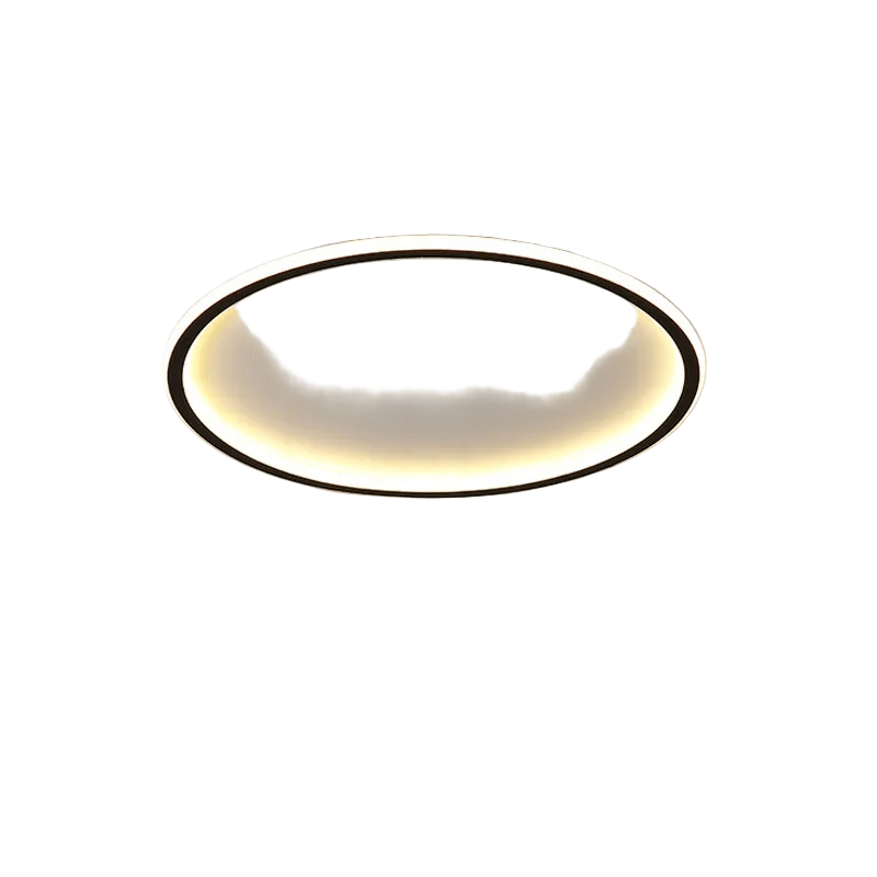 Circular Ceiling LED Fixture With Diffuser Ring 12 Inch Diameter