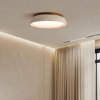 12 Inch Round Ceiling Light With Stone Frame For Indoor Spaces