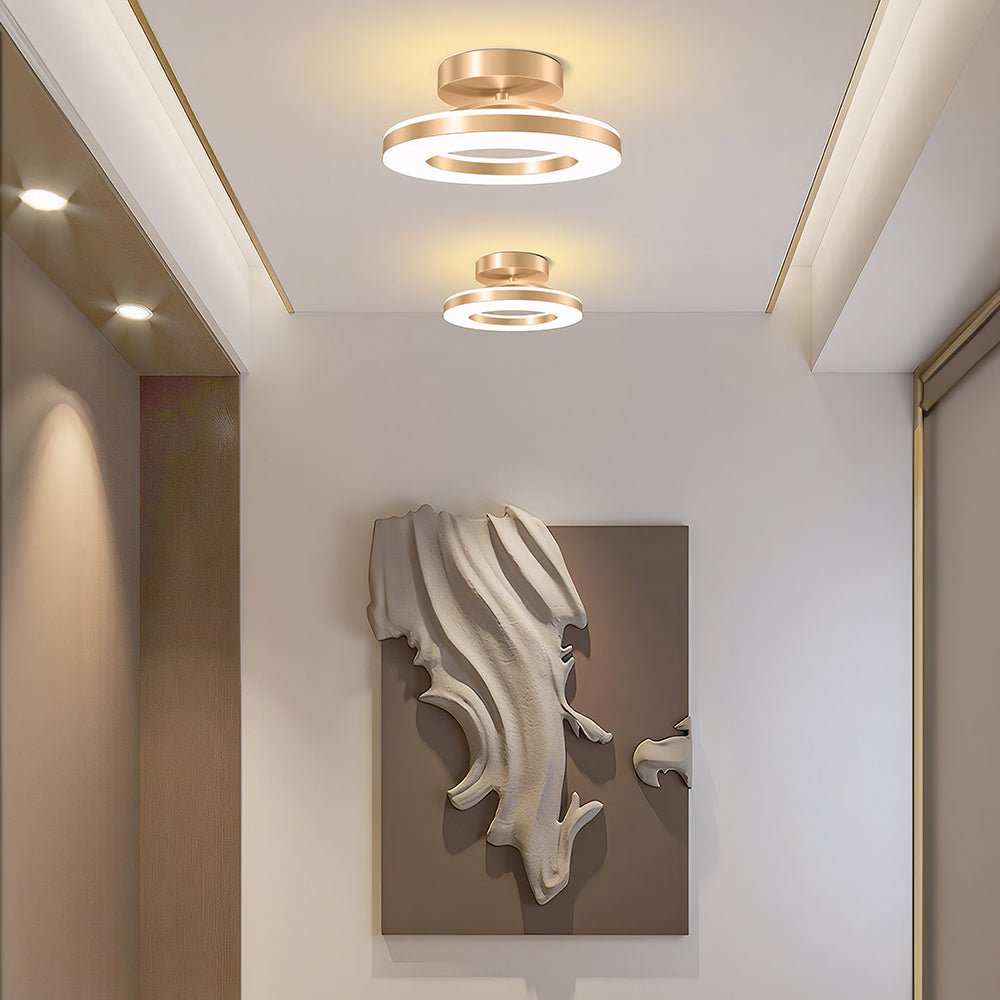 12-Inch Round LED Ceiling Light Flush Mount Fixture For Living Rooms
