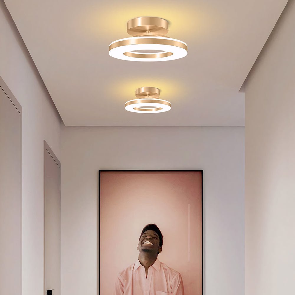 12-Inch Round LED Ceiling Light Flush Mount Fixture For Living Rooms