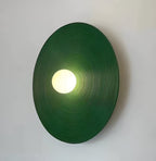LED Round Wall Sconce Vintage Resin Look 1-Light Fixture