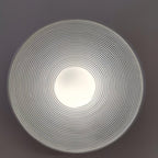 LED Round Wall Sconce Vintage Resin Look 1-Light Fixture