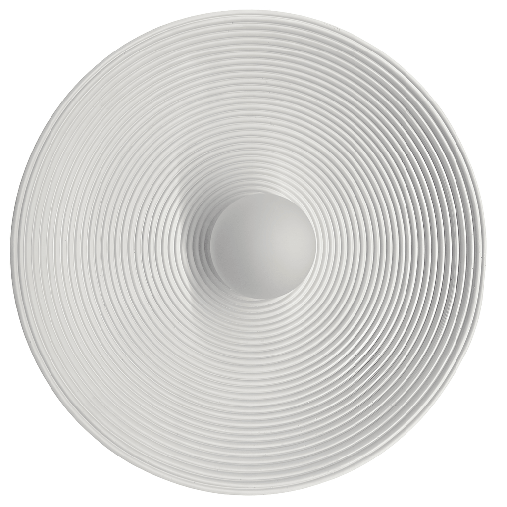 LED Round Wall Sconce Vintage Resin Look 1-Light Fixture