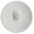 LED Round Wall Sconce Vintage Resin Look 1-Light Fixture