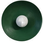 LED Round Wall Sconce Vintage Resin Look 1-Light Fixture