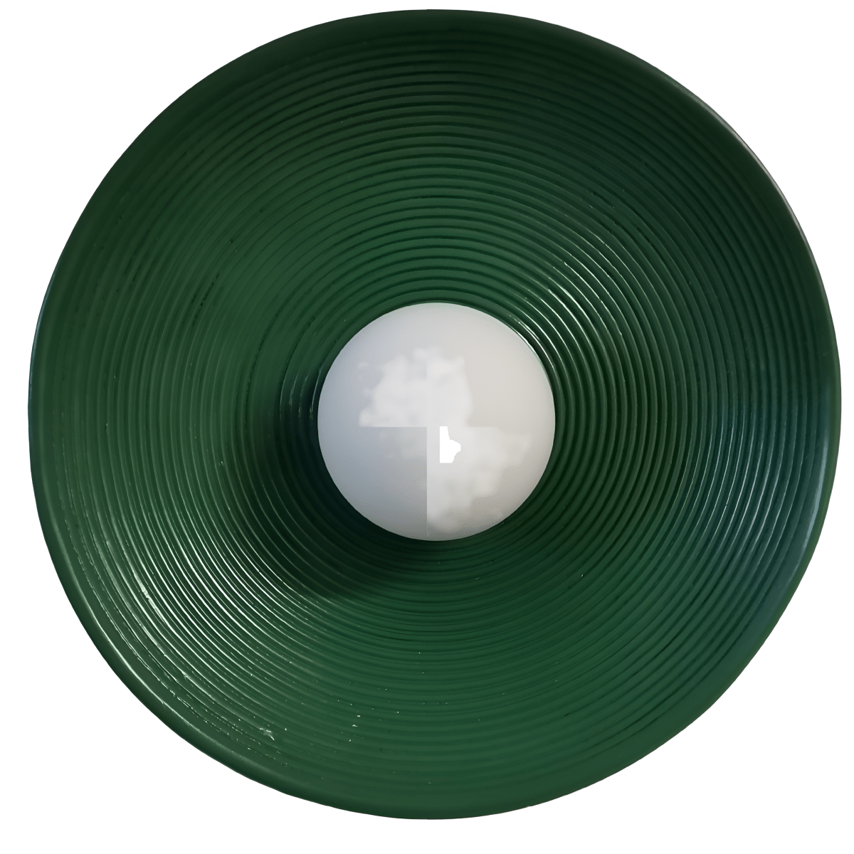 LED Round Wall Sconce Vintage Resin Look 1-Light Fixture