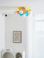 Loftlampe, Macaron akrylbladskiver, G9 pastel, 1/4/6/8 hoveder