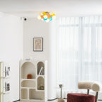 Loftlampe, Macaron akrylbladskiver, G9 pastel, 1/4/6/8 hoveder