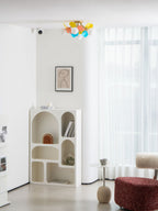 Loftlampe, Macaron akrylbladskiver, G9 pastel, 1/4/6/8 hoveder