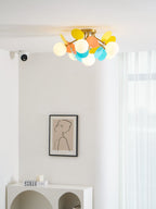 Loftlampe, Macaron akrylbladskiver, G9 pastel, 1/4/6/8 hoveder