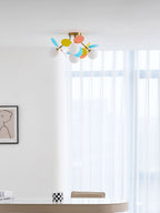 Single-head macaron ceiling lamp shown on a clean background