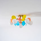 Loftlampe, Macaron akrylbladskiver, G9 pastel, 1/4/6/8 hoveder