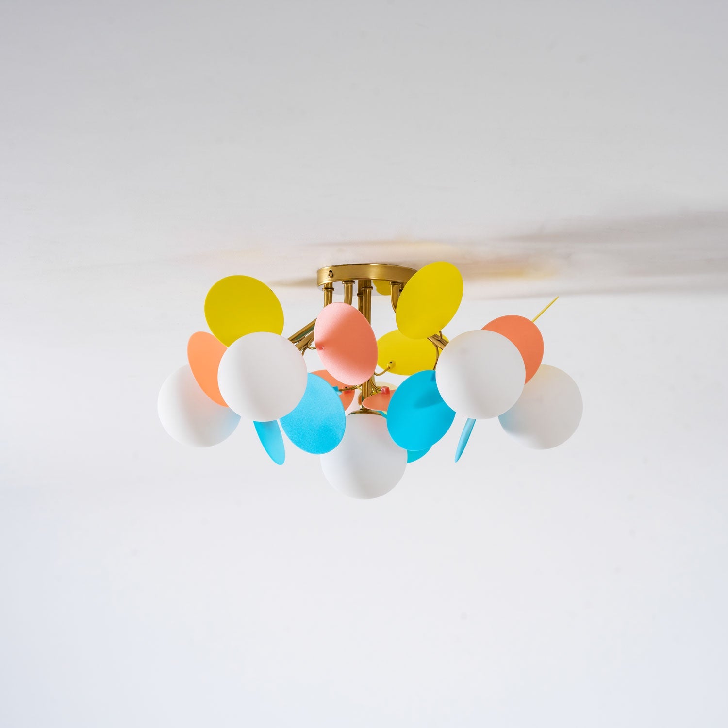 Loftlampe, Macaron akrylbladskiver, G9 pastel, 1/4/6/8 hoveder