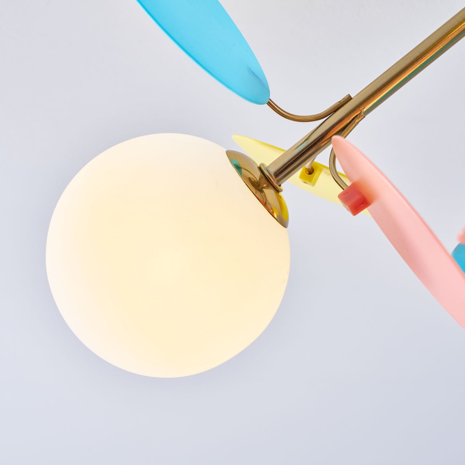 Loftlampe, Macaron akrylbladskiver, G9 pastel, 1/4/6/8 hoveder