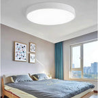 12-Inch Round Metal Ceiling Light With Flush Mount Design
