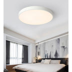 12-Inch Round Metal Ceiling Light With Flush Mount Design