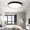 12-Inch Round Metal Ceiling Light With Flush Mount Design
