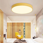 12-Inch Round Metal Ceiling Light With Flush Mount Design