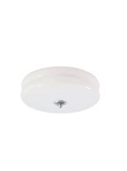 12-Inch Diameter Ceiling Fixture With Tiered Metal Construction