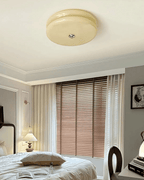 12-Inch Diameter Ceiling Fixture With Tiered Metal Construction
