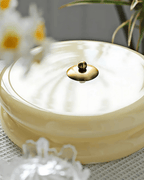 12-Inch Diameter Ceiling Fixture With Tiered Metal Construction