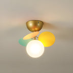 Macaron ceiling lamp detail showing the metal frame arms