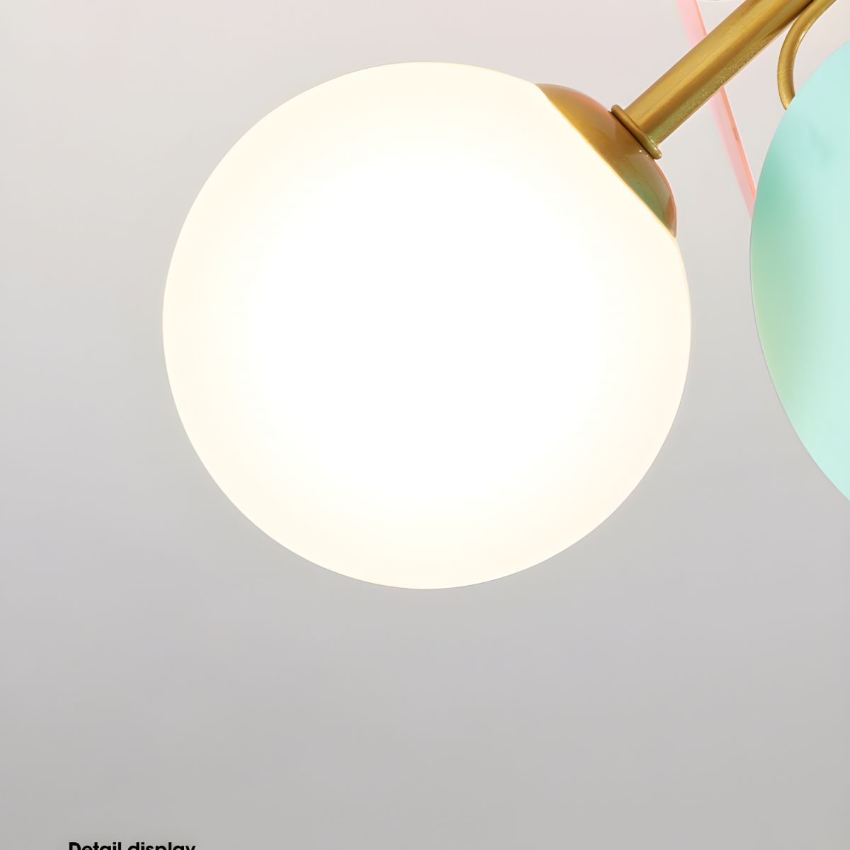 Loftlampe, Macaron akrylbladskiver, G9 pastel, 1/4/6/8 hoveder