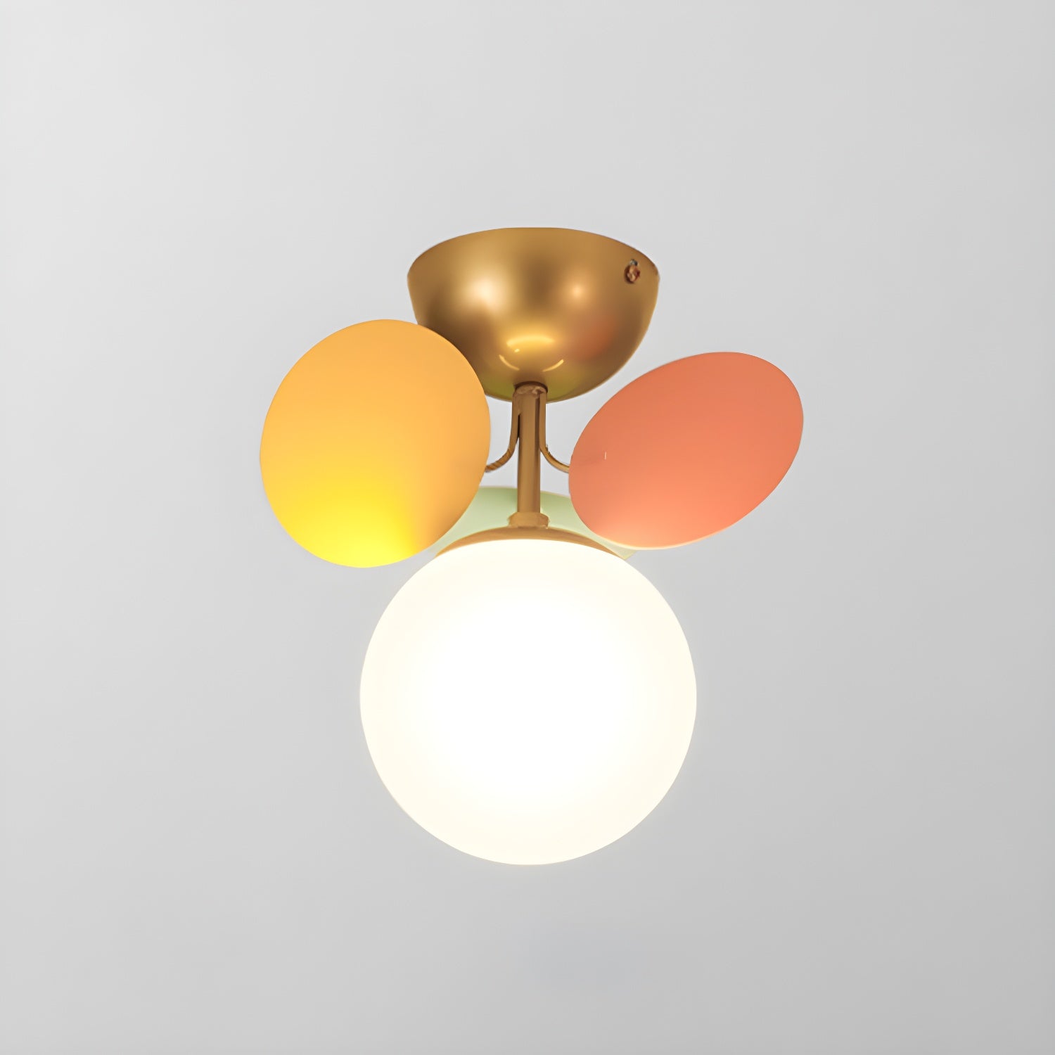 Loftlampe, Macaron akrylbladskiver, G9 pastel, 1/4/6/8 hoveder