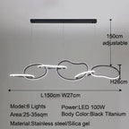 LEDペンダントライト器具、リモコンカラーコントロール付き調光可能マルチライト