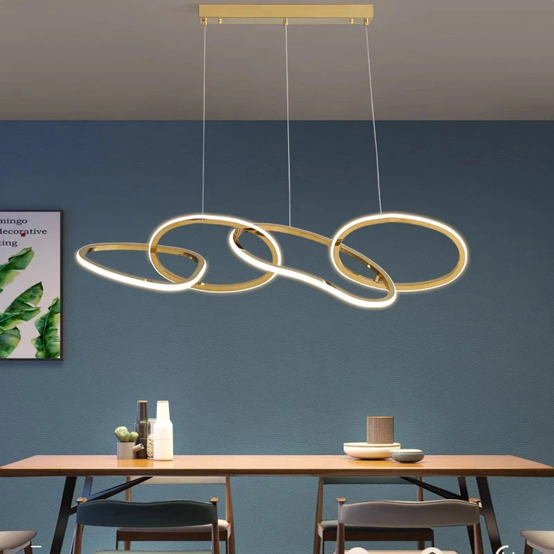 LEDペンダントライト器具、リモコンカラーコントロール付き調光可能マルチライト