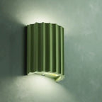 Sculptural Resin Wall Lamp With Warm LED Glow, Nordic Style
