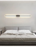 LED-strimmel væglampe, sort aluminium sofa- og TV-baggrundsbelysning
