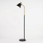 Nordic Floor Lamp, Wooden Base, 60-Inch Height, Simple Minimalist Design