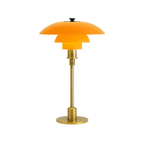 Elegant Nordic Glass Table Lamp With Halo Glow 15 Inch Tall