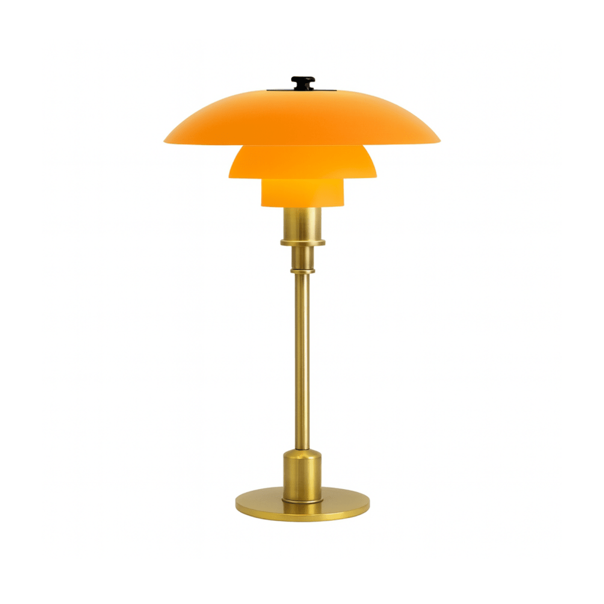 Elegant Nordic Glass Table Lamp With Halo Glow 15 Inch Tall