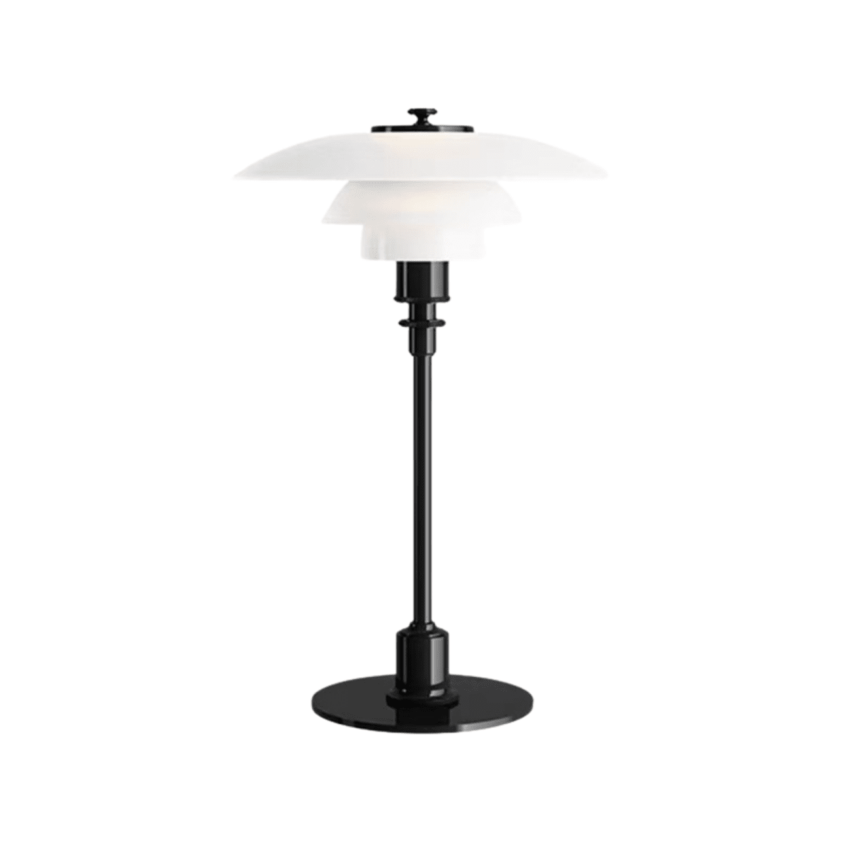 Elegant Nordic Glass Table Lamp With Halo Glow 15 Inch Tall