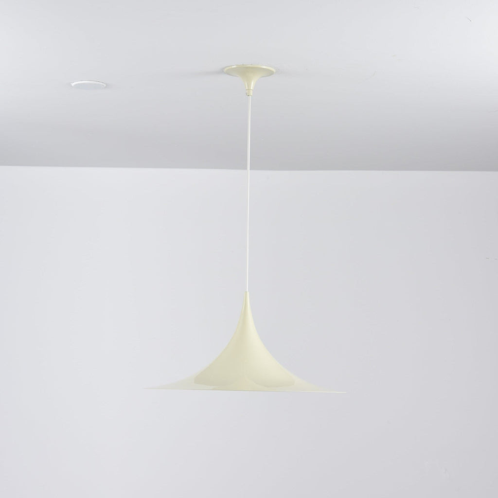Semi pendel, bueformet spunset aluminiums-skærm, E26/E27, fast installation