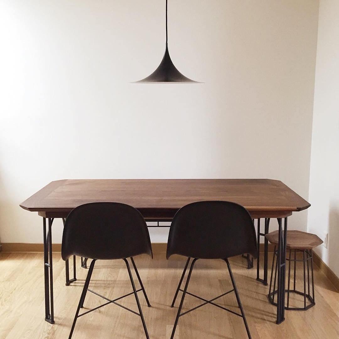 Semi pendel, bueformet spunset aluminiums-skærm, E26/E27, fast installation