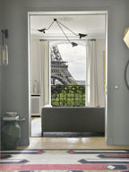 Spider Ceiling Light, Multi-Arm Aluminium & Brass, E26/E27, Hardwired