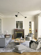 Spider Ceiling Light, Multi-Arm Aluminium & Brass, E26/E27, Hardwired